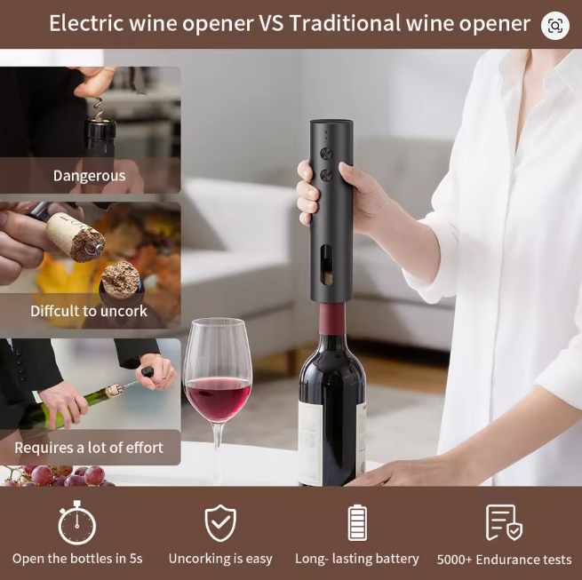 Electric Wine Opener: Effortless Uncorking